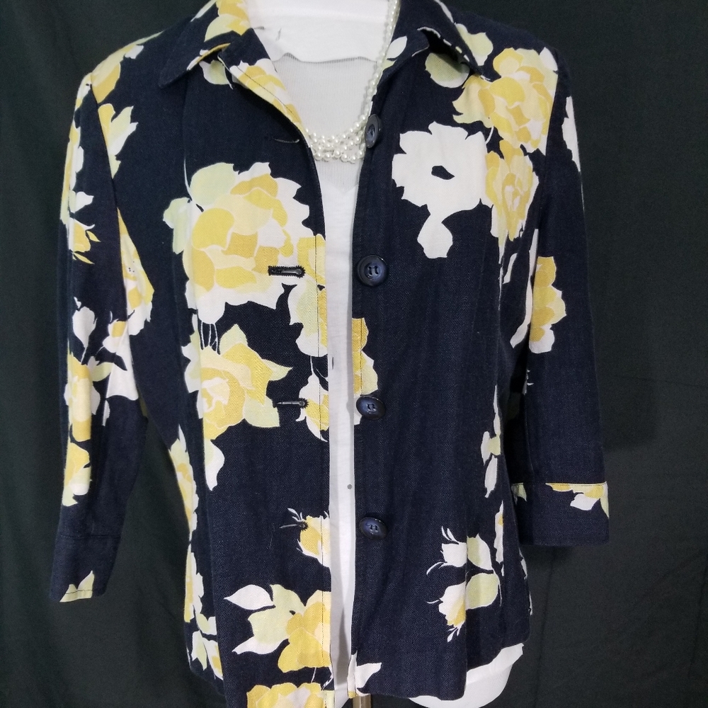 Emma James Floral blazer
